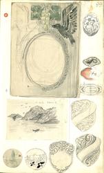 Tegning (skissebok) [Skisse]