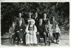 Bryllupsbilete, gruppe