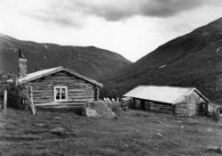 Hans ?trud sin seter, Kabben. .Seterhuset brant påsken 1965.