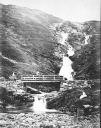 Bergensbanens anlegg; trolig Breidøla med anleggsvegen