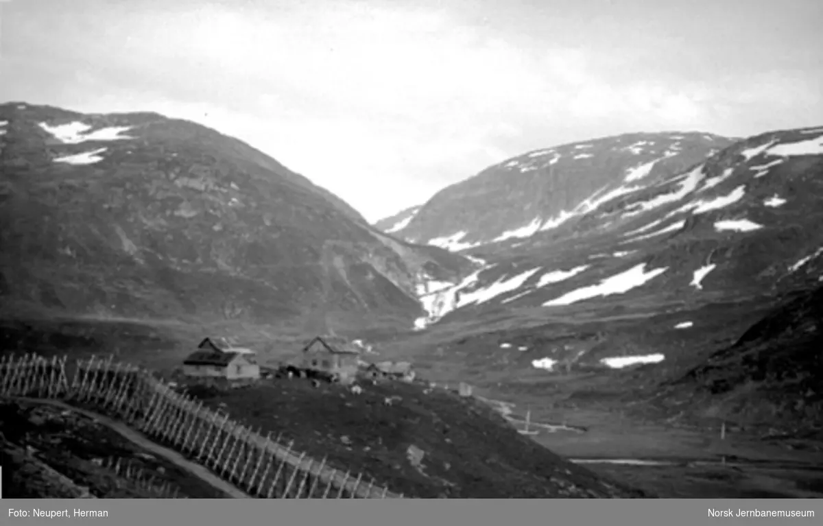 Utsikt fra Bergensbanen ved Upsete