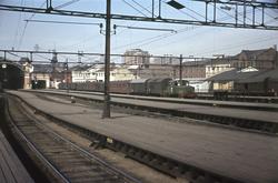 Skifting med godsvogner på Oslo Ø