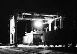 Containerkranen på Åndalsnes stasjon