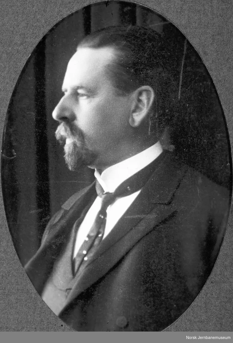 Portrett av disponent H. F. Henschien, LKAB 1903-1909