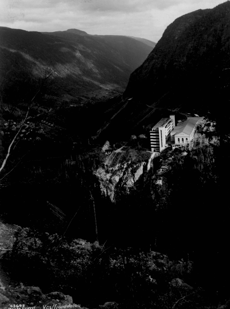 Kraftstasjonen i Vemork på Rjukan i Vestfjorddalen i Tinn.