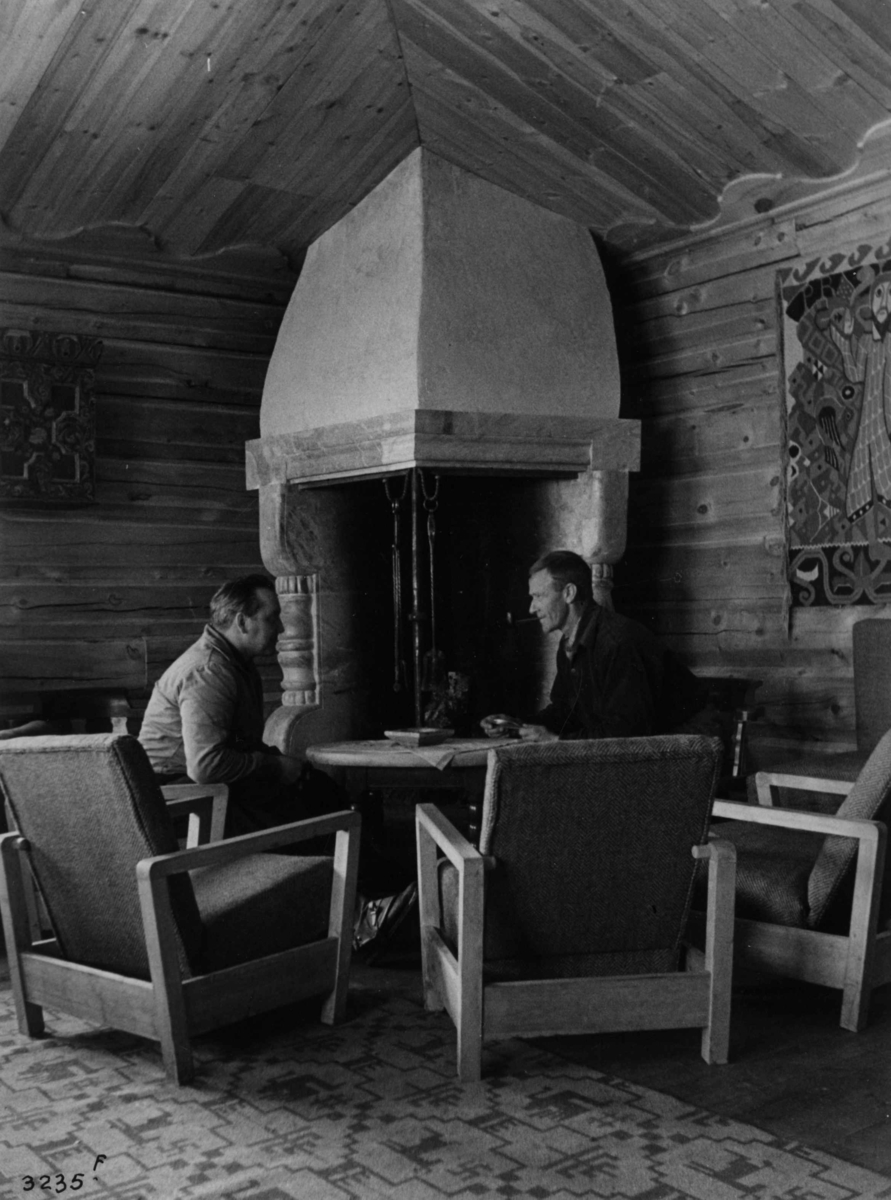 Interiør, Spiterstulen, Visdalen, Jotunheimen,  1936 