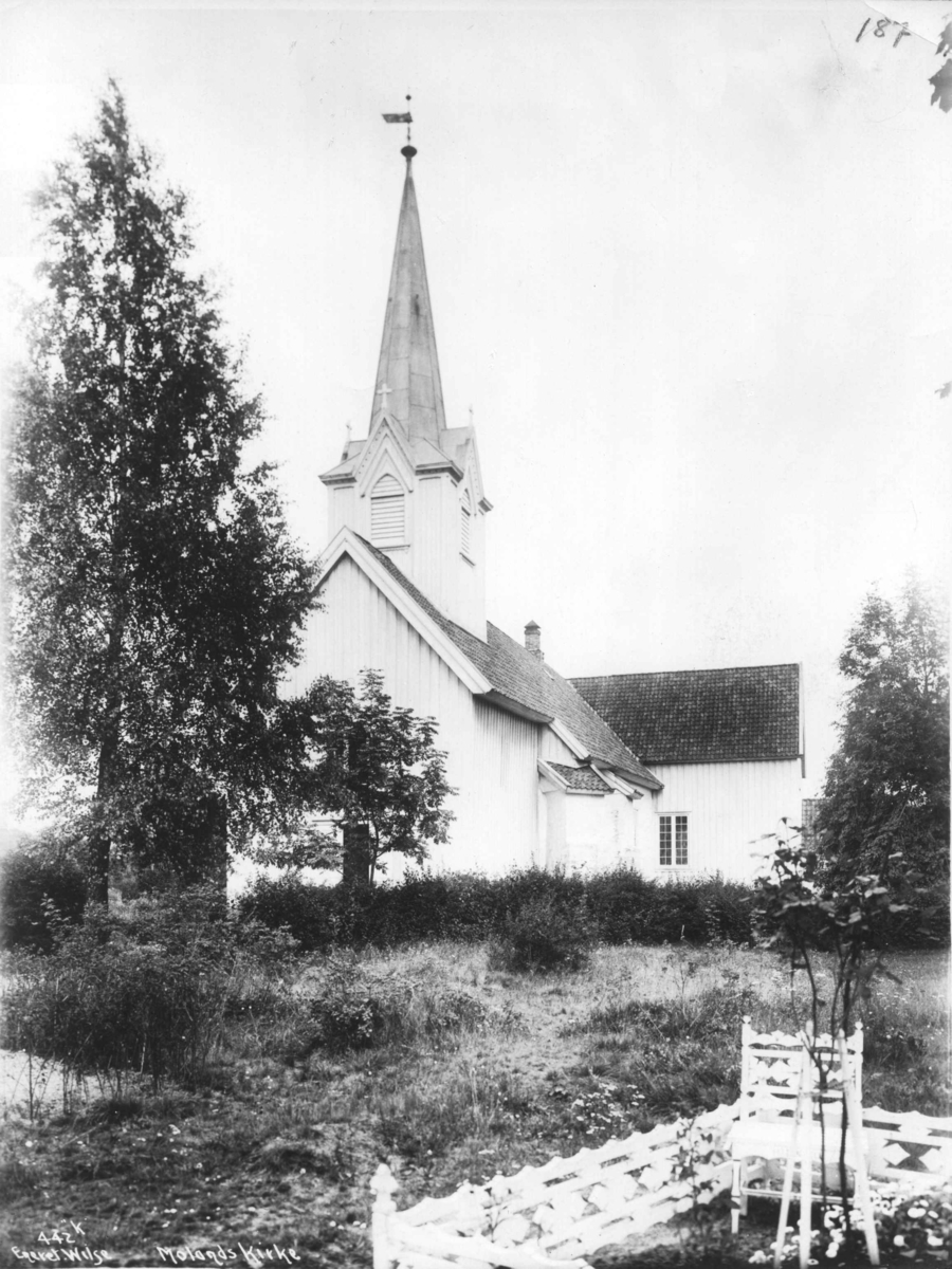 Vestre Moland kirke 187, Arendal, Aust-Agder.