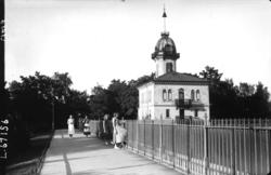 St. Hanshaugen, Oslo. 1932. Oppsynsmannsboligen ved vannrese