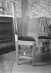 Stol i bjørk, Stenbueng, Storlidalen, Oppdal, Sør-Trøndelag.