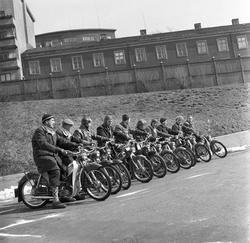 Serie. Moped-kurs. Fotografert 1959.
