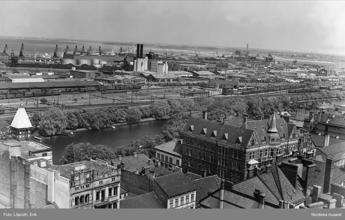Bangårdsområdet, Nyhamnen och Industrihamnen, Malmö.
