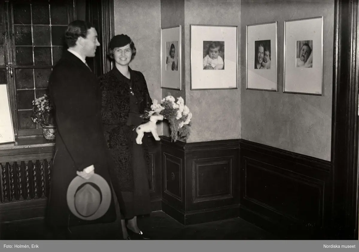 Prins Gustav Adolf och prinsessan Sibylla den 31 oktober 1935