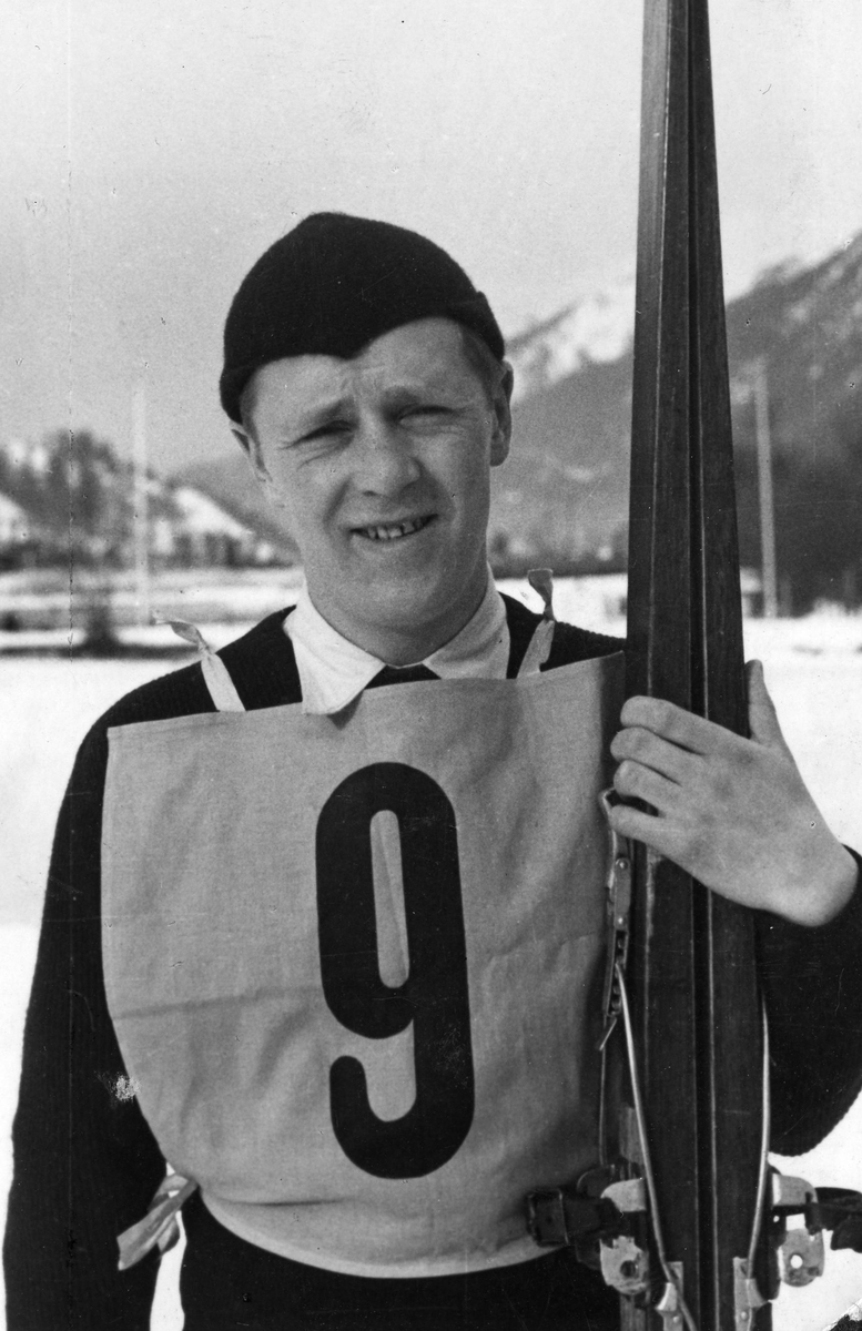 Kåre Walberg i Garmisch-Partenkirchen i 1936.