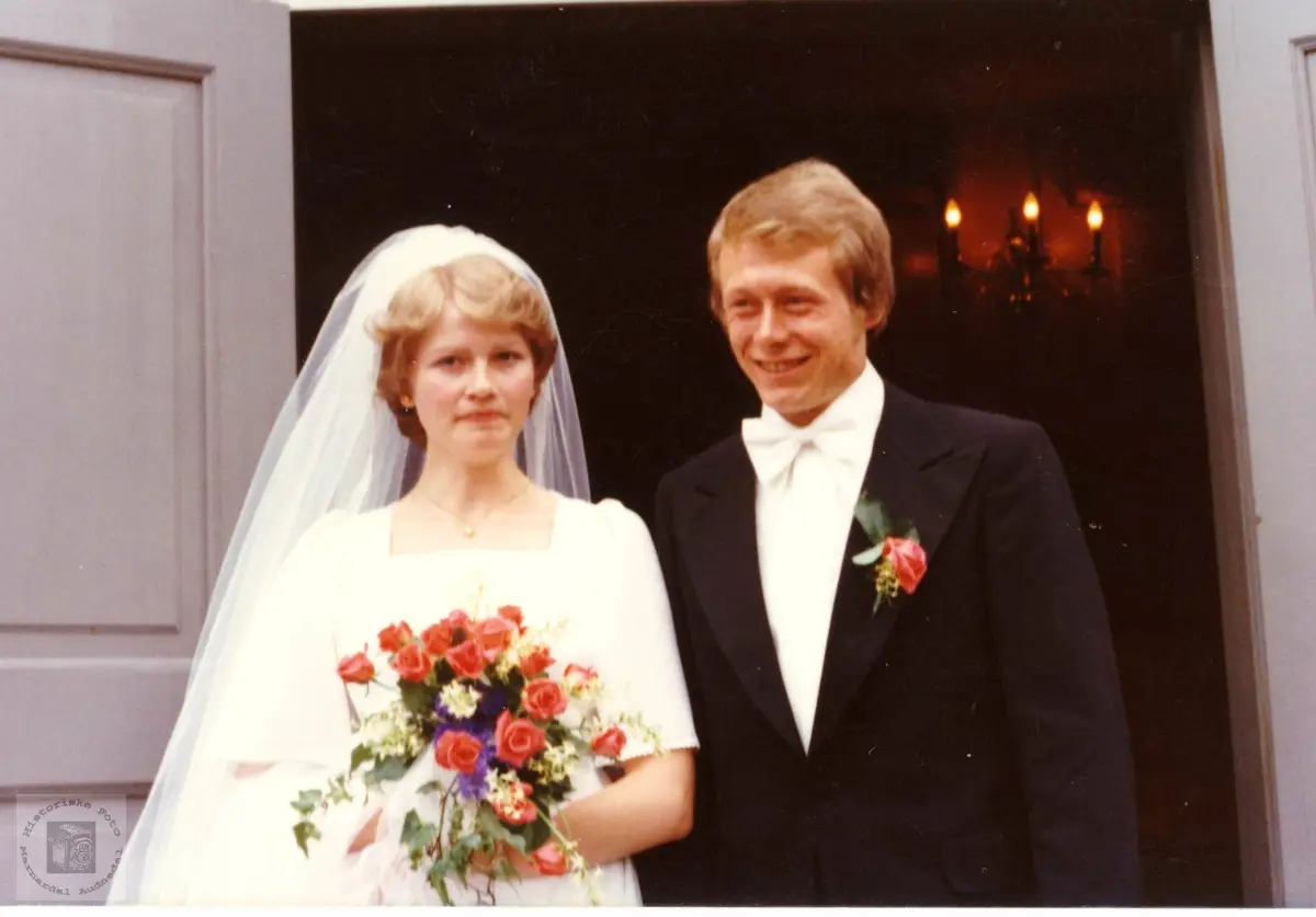 Brudeparet Ingrid og Kjell Egil Leland