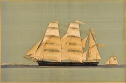 Bark 'Alma' af Kragerø [Silk picture]