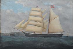 Skonnert 'Coulant'  [Oljemaleri]