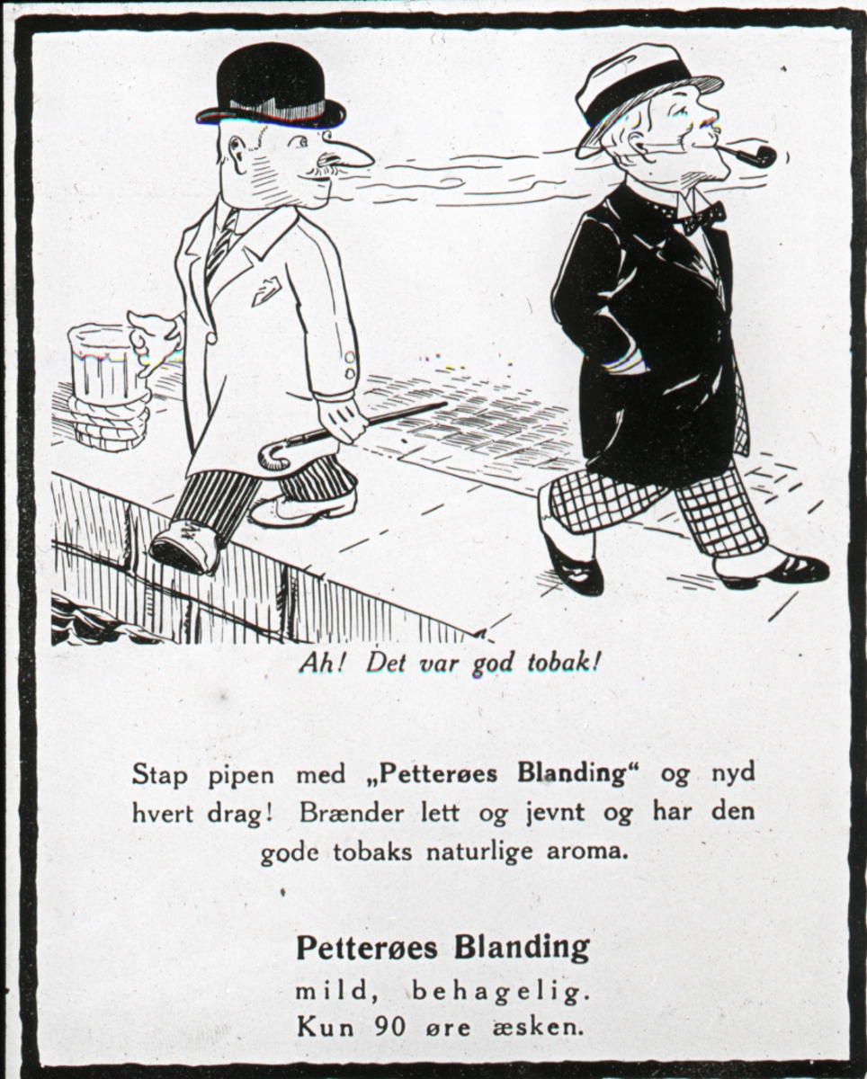 Reklame for Petterøes Blanding.