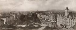 Kristiania. Udsigt fra Storthinget.