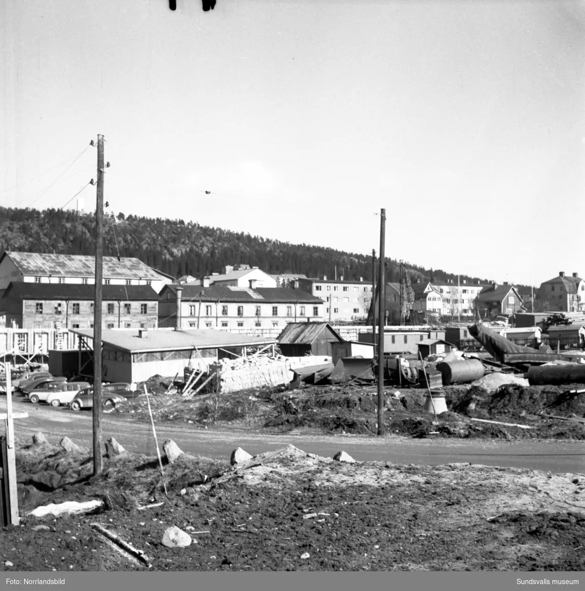 Grönborgsområdet på 1950-talet.