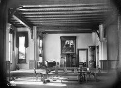 Interiør fra Nickelsens pikeskole.