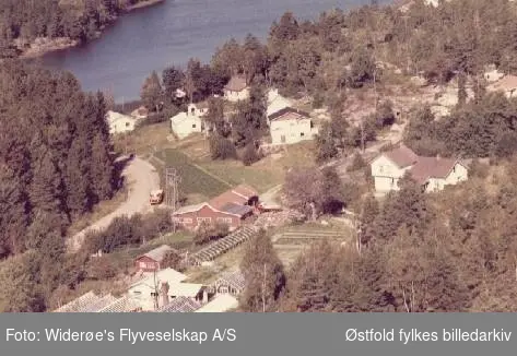 Moss v/Krapfoss, flyfoto 1964.