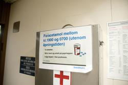 Det er mye som skiltes og merkes på Statfjord A. Ved sykestu