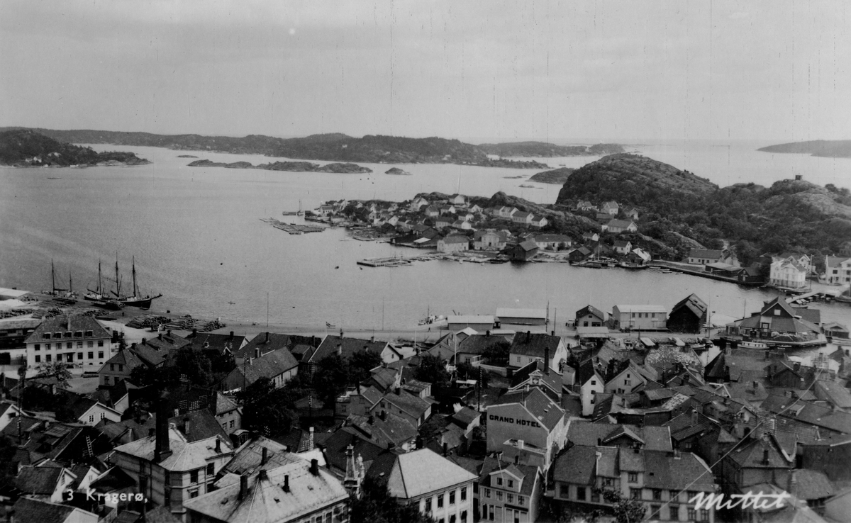 Kragerø by  og  Øya