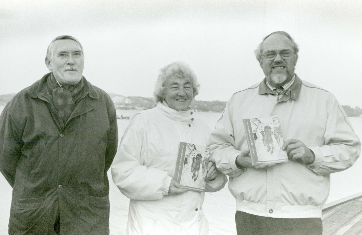 Presentasjon av "Historieglimt", 1991, Håkon Finstad, Inger Sandberg og Bjørn Sandberg