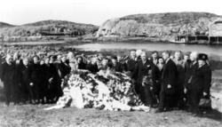 Begravelsen til Ole Hanø i Flatanger