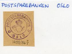 Stempelkatalog  Oslo,Postbanken, Oslo