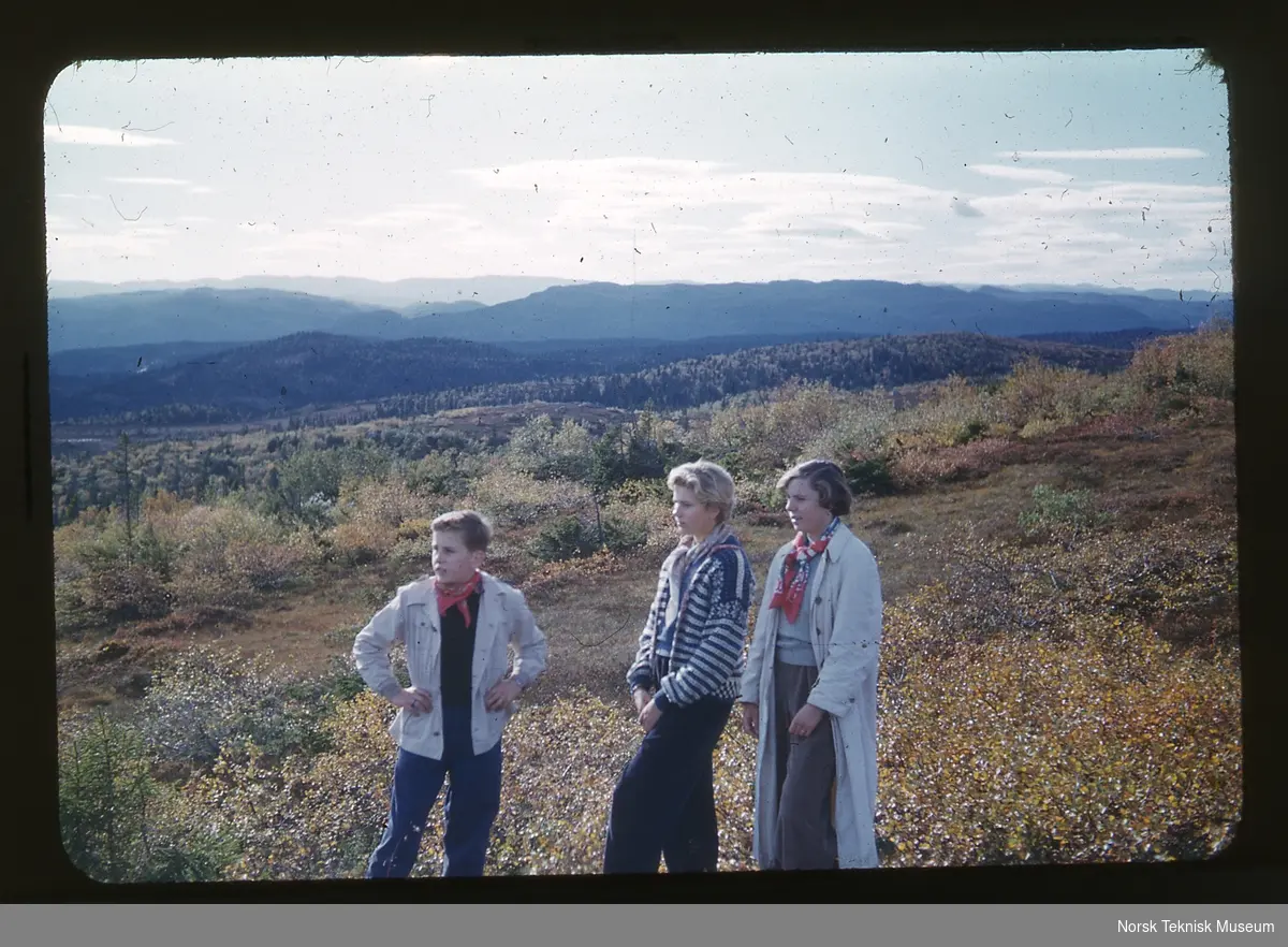 Høsttur på fjellet, Norefjell 1952