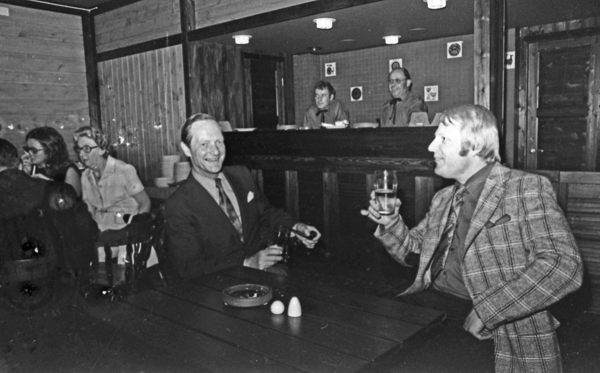 Ny bar på Hotell Saga. 10/7-1972.