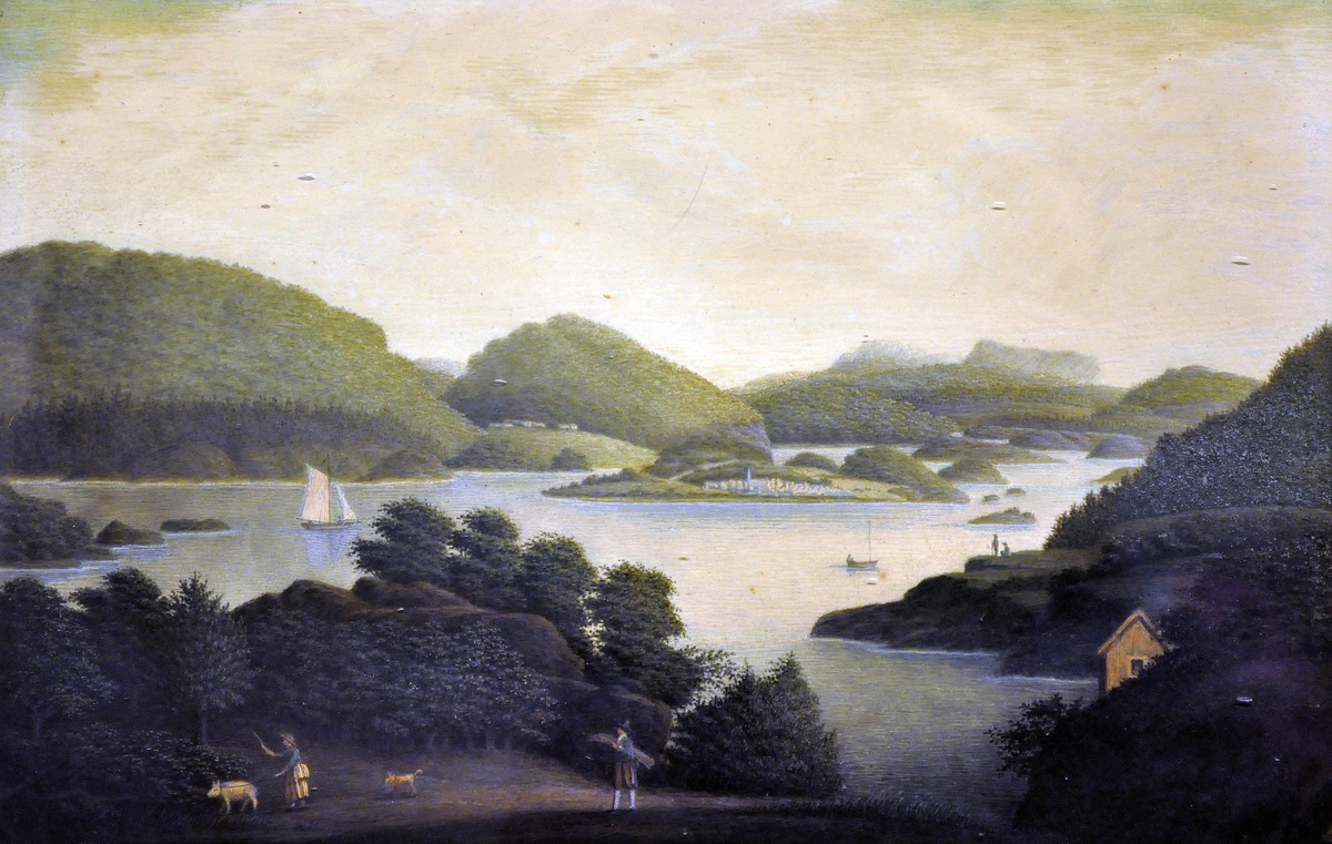 Utsikt mot Tåtøy og Kirkeholmen.