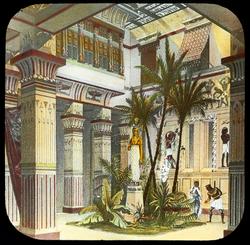 Dias: Egypt: Tegning: Palass