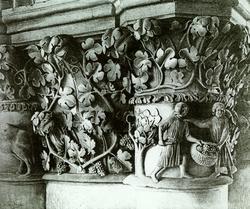 Frankrike: Katedralen i Rheims, kapiteler