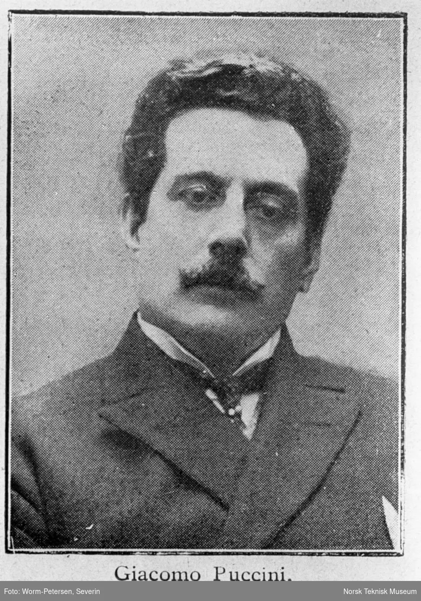 Portrett av Giacomo Puccini