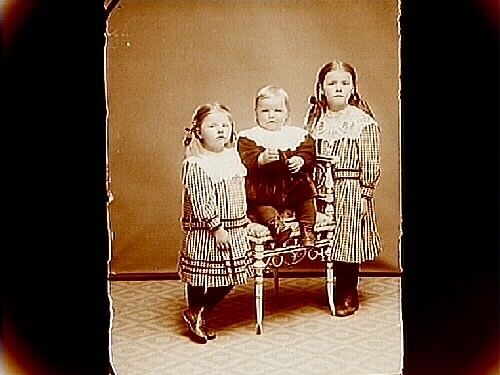 Tre barn.Karl Nykvist