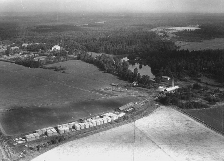 Flygfoto över Sickelsjö.
