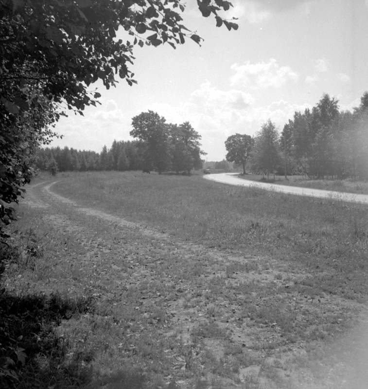 Mosjö Krutbruk, utsikt.
6 juli 1954.