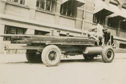 Prøving av FWD lastebil til statsbilruten i Lågendal 1925