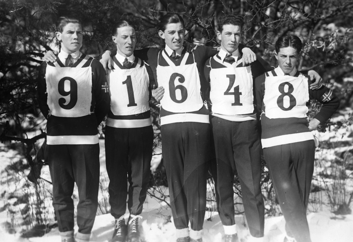 The Norwegian ski jumping team