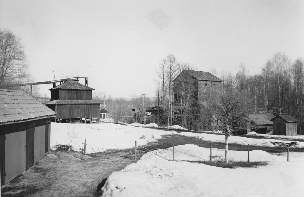 Flatenbergs masugn, Dalarna.
Bergsmanshyttan, 1960.