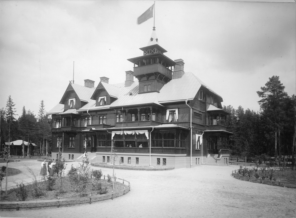 Turisthotellet i Rättvik omkring 1900. Arkitekt: Nils Nordén (1861-1922).