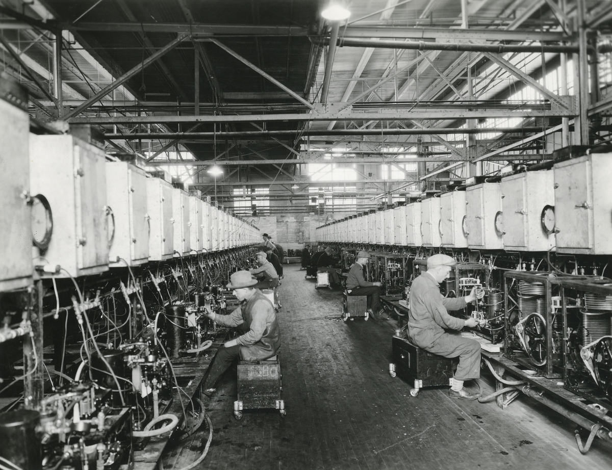 Generalmotors fabrik för tillverkning av bilmotorer.