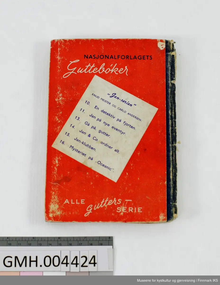 Bok: Meister / Andersen. Jan & Co. ordner alt. Nasjonalforlaget, Olso, 1945.