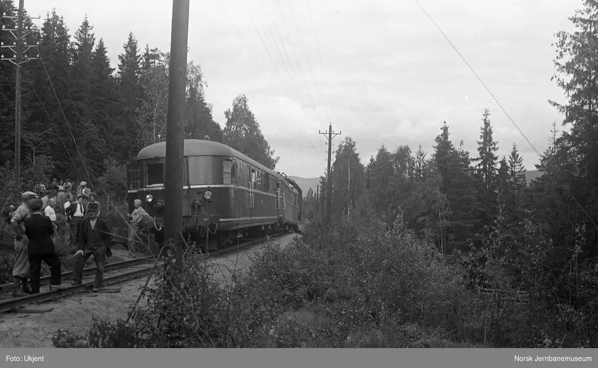 Kollisjon mellom togene 213 og 609 mellom Nittedal og Åneby 7. august 1948 - bakerste vogn i motorvogntoget