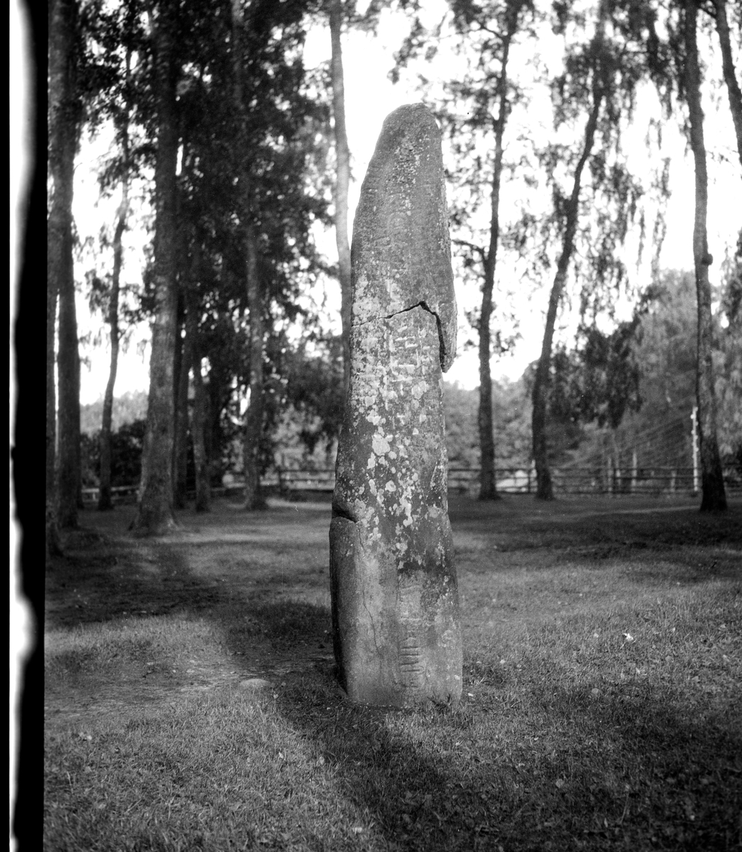 Rest sten (Utterberg) på krönet av Ås, i åkerkant. 
I anslutning till domarring.
