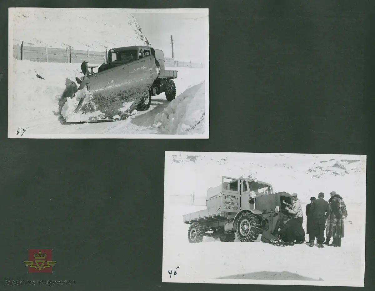 FWD lastebilen "Filefjell-Gubben" ble innkjøpt av JVB  i 1936. Den til da kraftigste i landet. Vegfolk kom da også fra fjern og nær for å bivåne brøytingen, og for å se og lære. Etter en tøff vinter 1936-1937 mottok Colbjørnsen brev fra A/S Jotunheimen og Valdresruten Bilselskap  30.04.1937, hvor de sier seg meget fornøyd med bilen de kjøpte før jul i 1936. Jf. boka "Familiefirmaet-utenom allfarvei/2000 Årsboken." Colbjørnsen & Co A/S. 
"A/S Jotunheimen og Valdresruten Bilselskap (JVB) ble etablert i 1919 og har vært selve livsnerven gjennom Valdresbygdene. "Filefjell-Gubben" ble satt inn i arbeidet med å holde Filefjellvegen oppe. Med felles innsats og arbeid fra Staten og selskapets side, lykkes det å holde Filefjellvegen farbar for vintertrafikk vinteren 1936-1937, den første fjellovergang i Norge som var åpen året rundt. " Jf. "JVB. Den spede begynnelse-A/S Jotunheimen og Valdresruten Bilselskap."