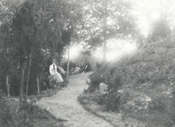 Norrby brunn vid sekelskiftet 1900.
