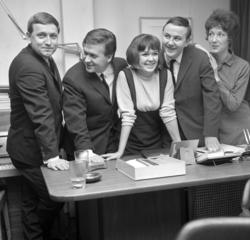 Lysthuset Revyteater..Fra venstre: Rolv Wesenlund, Harald He